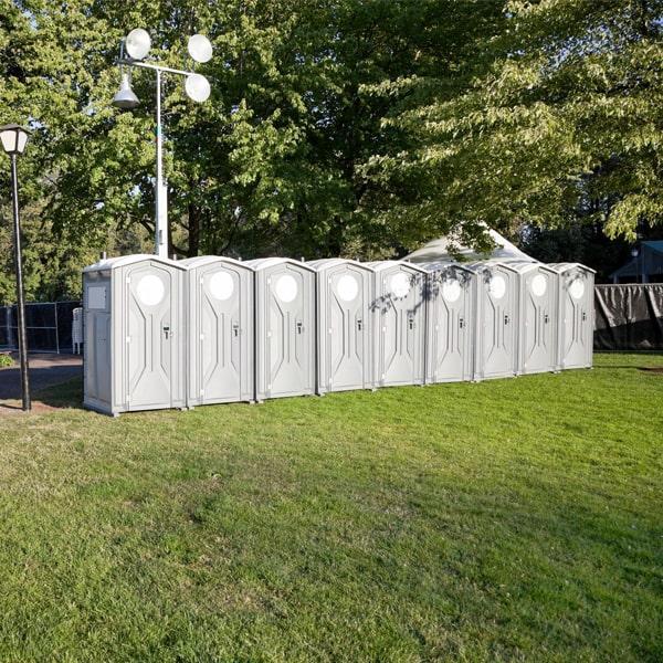 we offer branding and customization options for our special event portable restrooms to help enhance the overall event experience